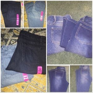 ❌SOLD❌ Girls size 14 jean jean/jeggings lot/bundle
